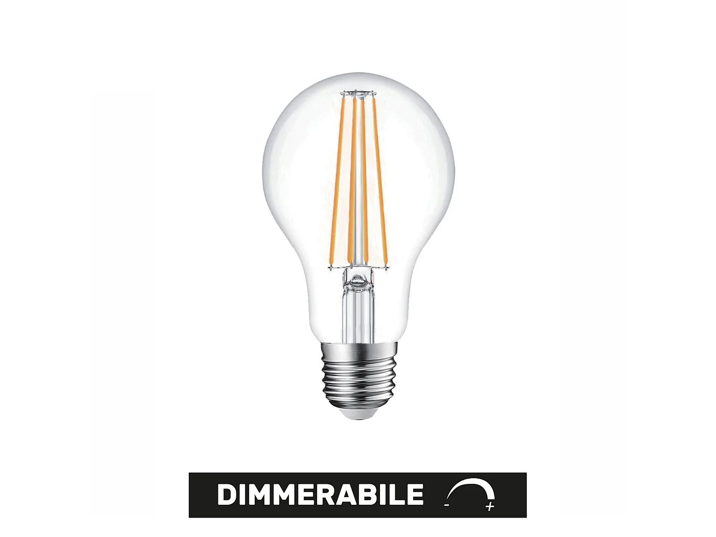 Alcapower Żarówka LED Klasyczna Ściemnialna 12W E27 1520lm 3000K Ciepłe Światło - Klasa Energetyczna E dla Zaawansowanego Oświetlenia Domowego 5012100 - obrazek 1
