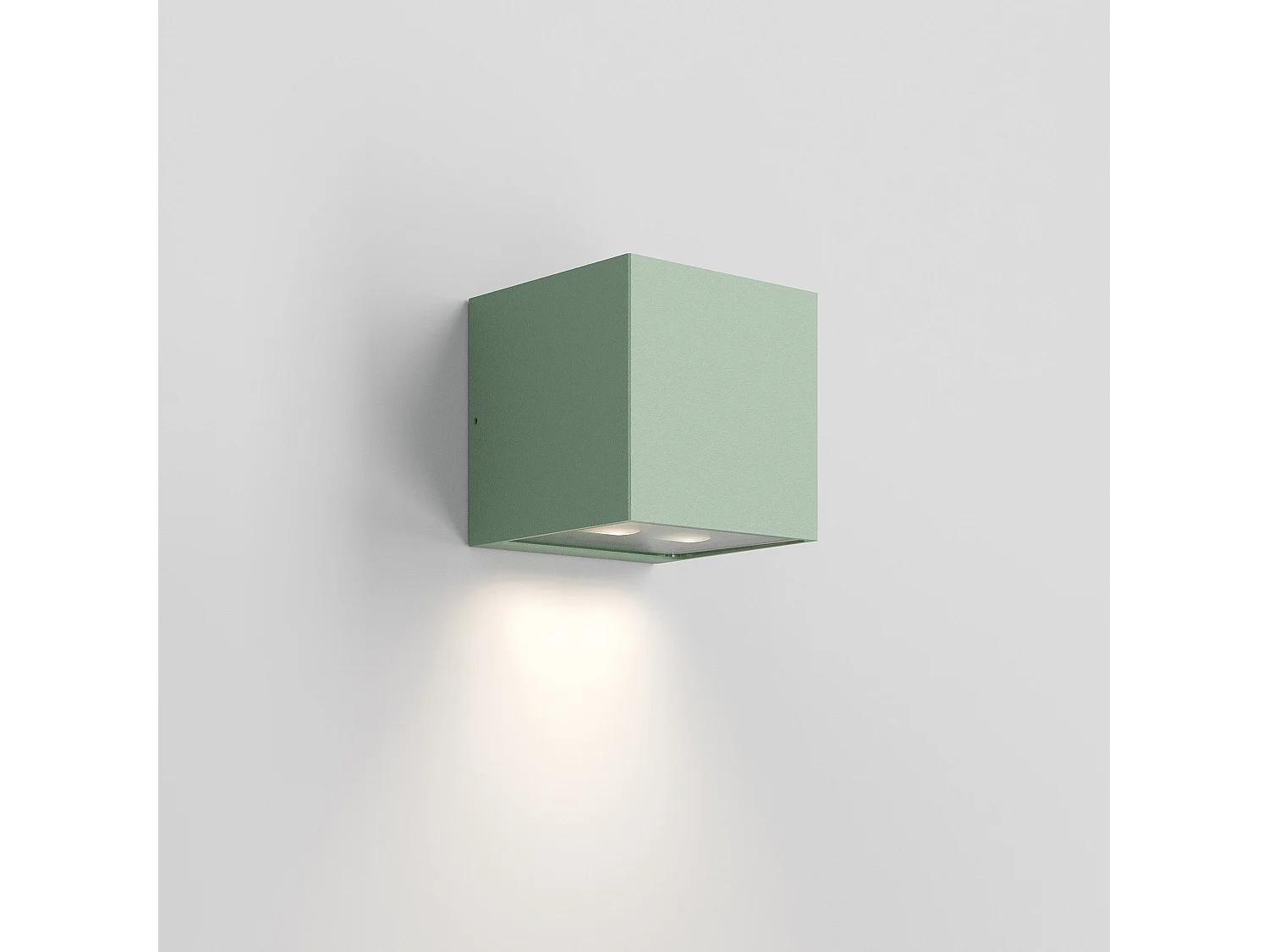 Asymetryczna szałwiowa lampa ścienna Forward 2-Light Outdoor LED 10,5W IP54 Aluminiowy kinkiet zewnętrzny do oświetlenia architektonicznego 5012238