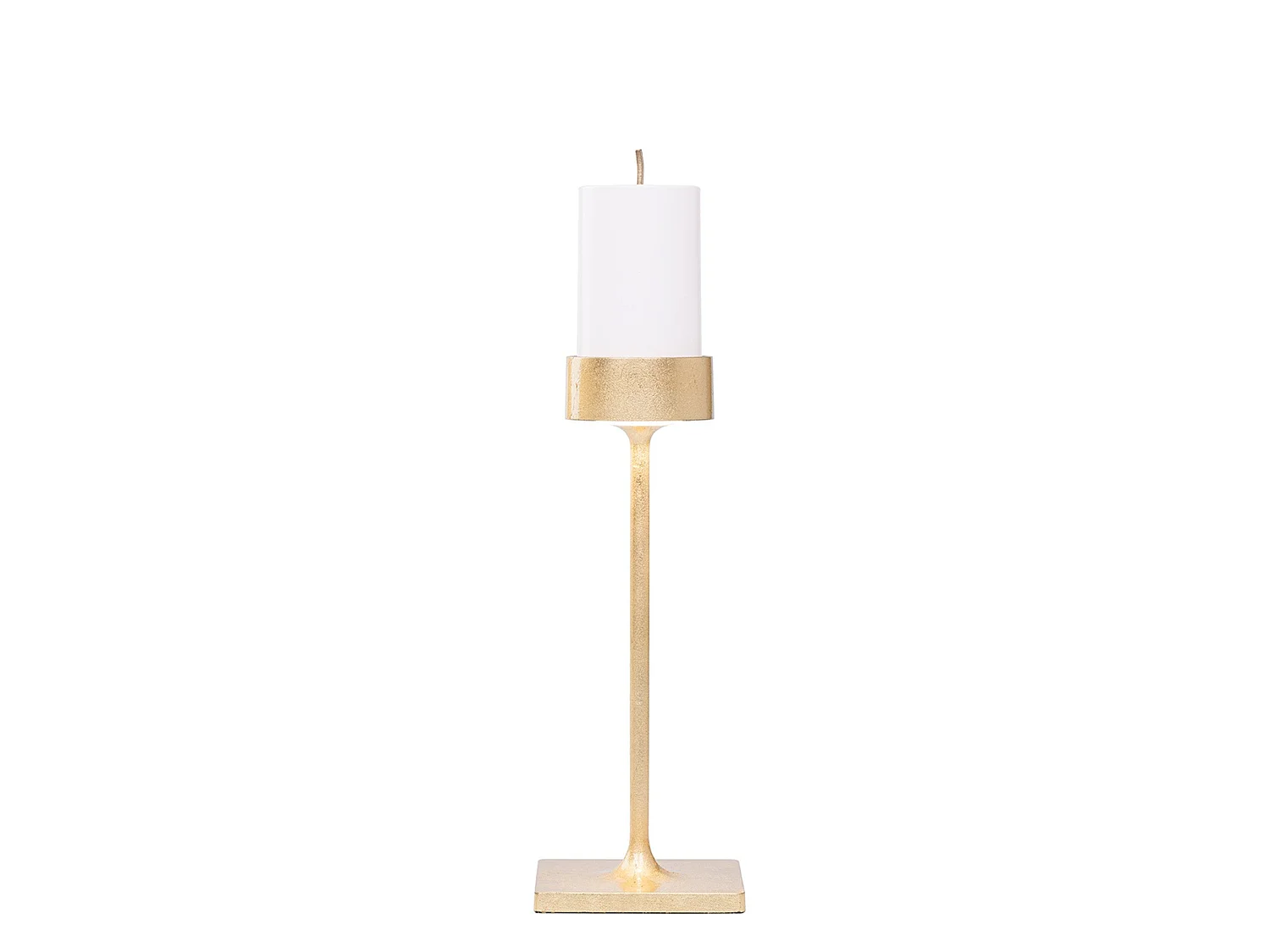 Bezprzewodowa lampa stołowa midi Perpetua, matowa czarna aluminiowa konstrukcja i złote wykończenie wnętrza, profesjonalny moduł LED z akumulatorem 5013540 - obrazek 1