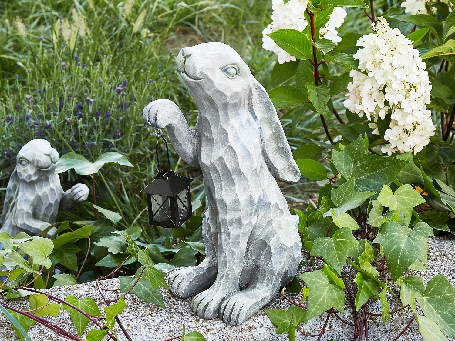Figurka królik szara ARGILLY 3755032 - obrazek 1