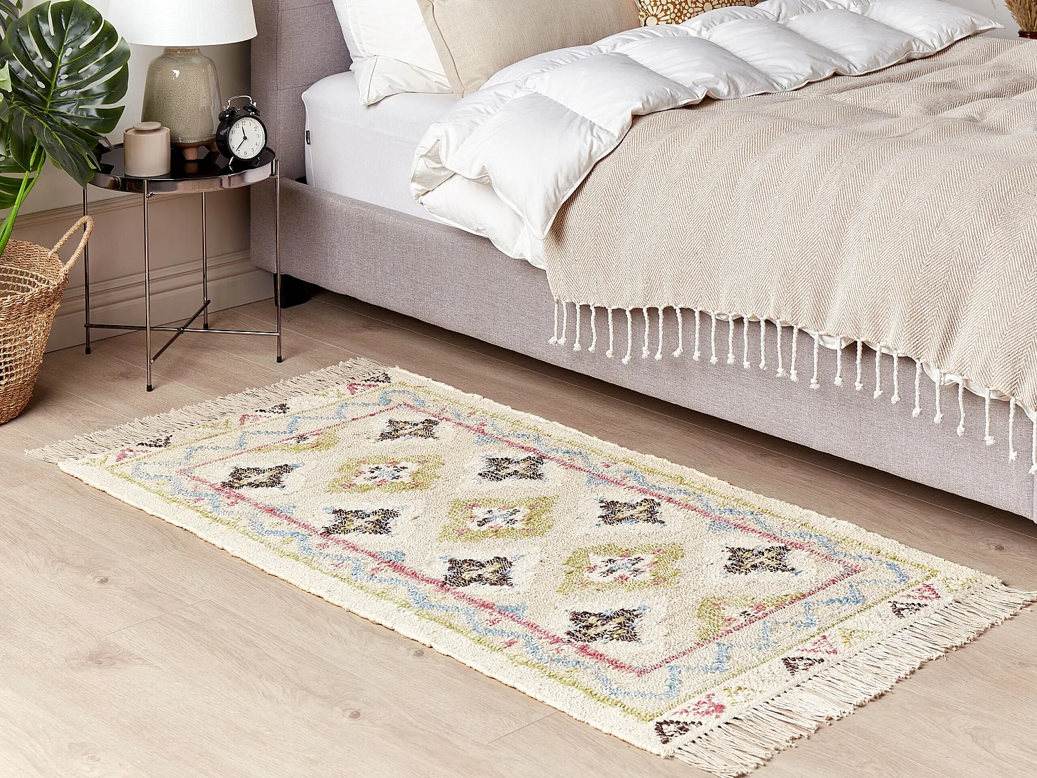 Dywan z juty 80 x 150 cm wielokolorowy TERKOS 796343 - obrazek 1