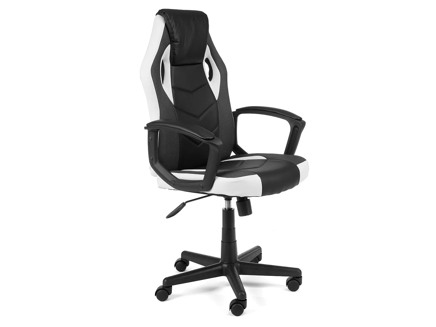 Fotel Gamingowy FG19 Czarno Biały 1952661 - obrazek 1
