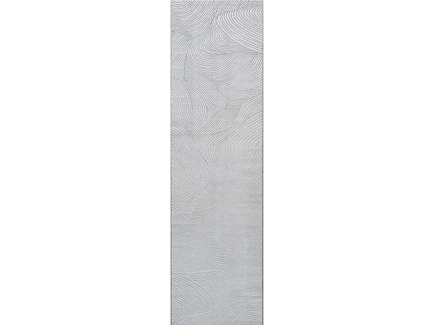 Dywan salonu nowoczesny elegancki, Szary, 80 x 300 cm 5035402 - obrazek 1