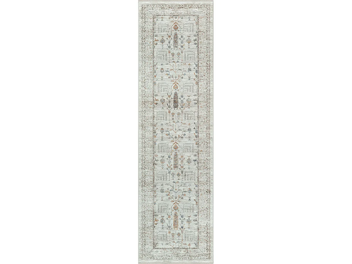 Dywan Valeria Wzór Berberyjski Wysokiej jakości, Kremowy, 80 x 300 cm 5035413 - obrazek 1