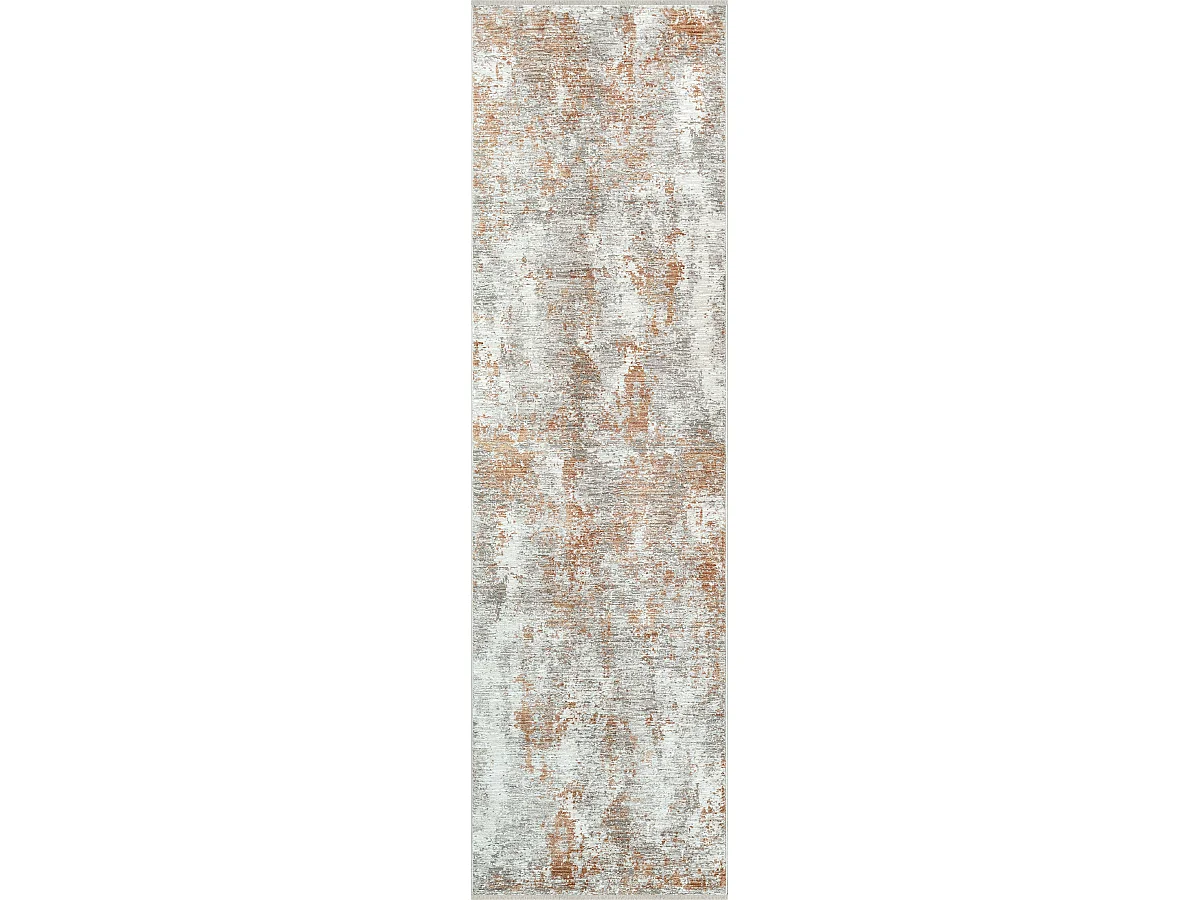 Dywan Valeria Nowoczesny Wzór Wysokiej jakości, Miedziany, 80 x 300 cm 5035437 - obrazek 1