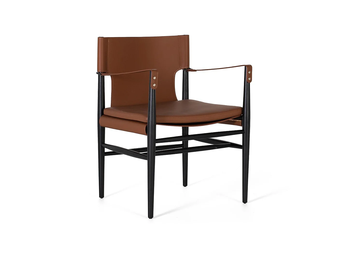 Fotel ze sztucznej skóry 57 cm Elegancki, współczesny styl - 80x57x52 4386174 - obrazek 1