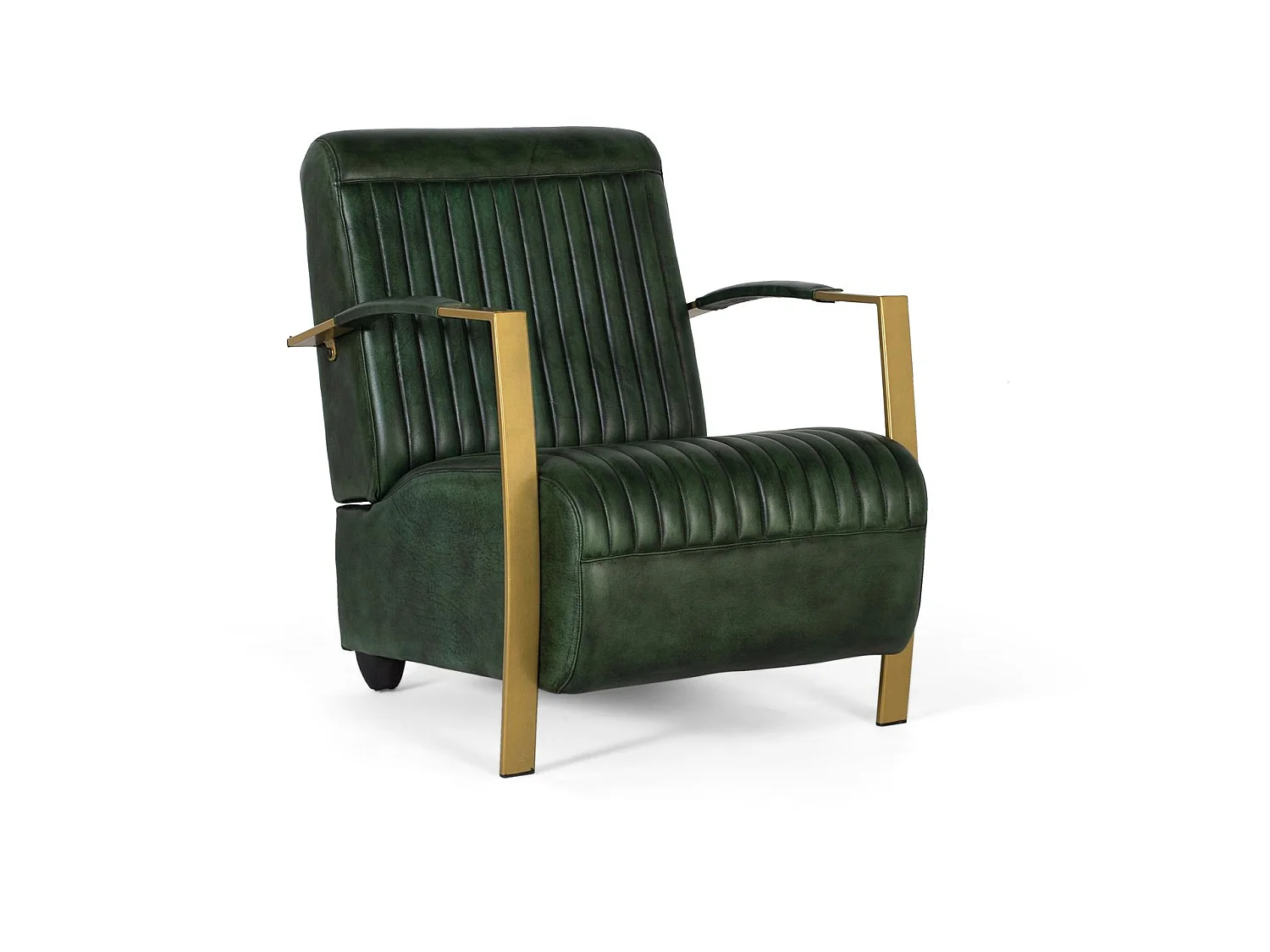Fotel skórzany 65 cm, nowoczesny, elegancki styl - 80x65x80 3794726 - obrazek 1