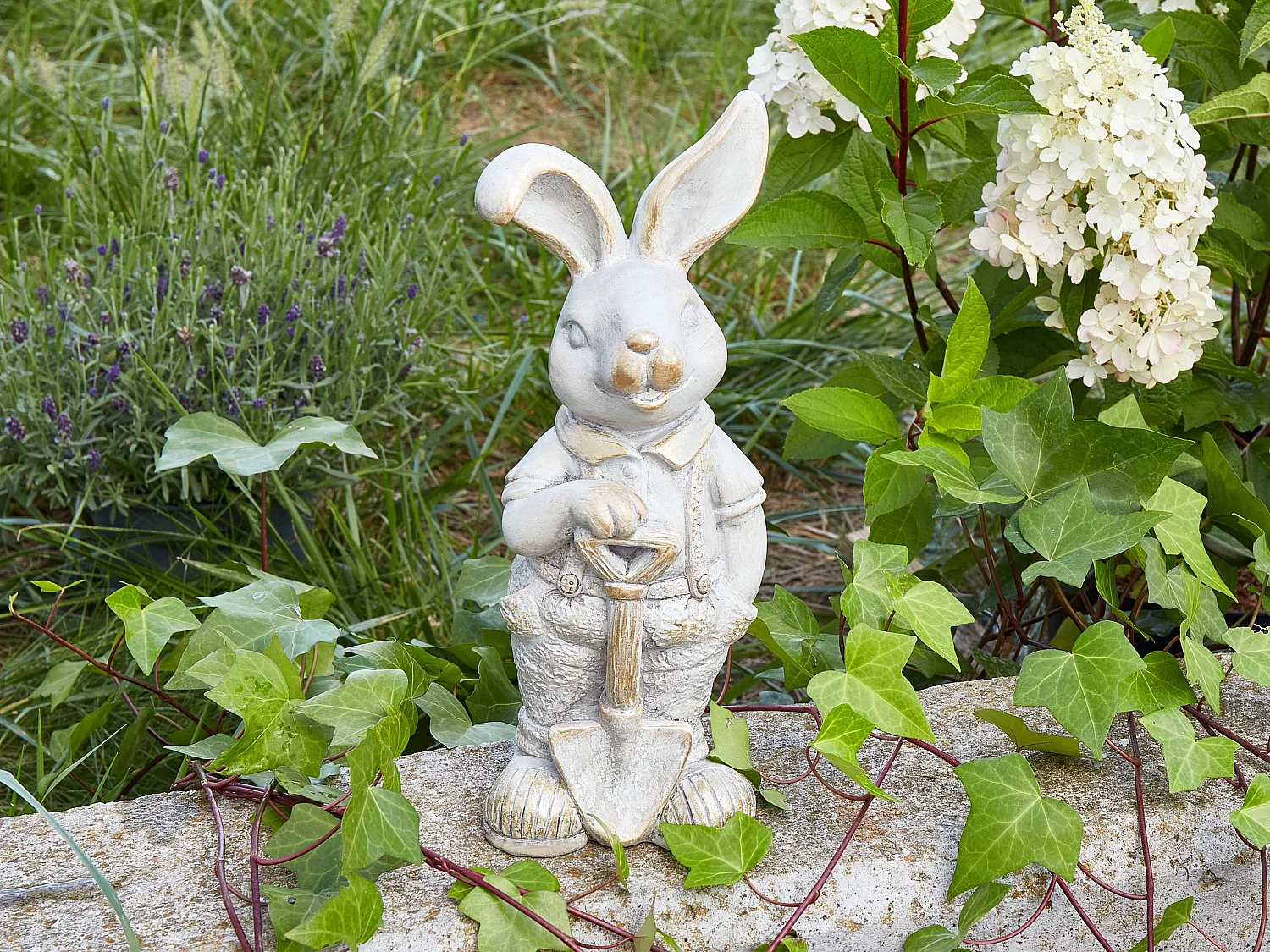Figurka królik biała SIMARD 3755041 - obrazek 1