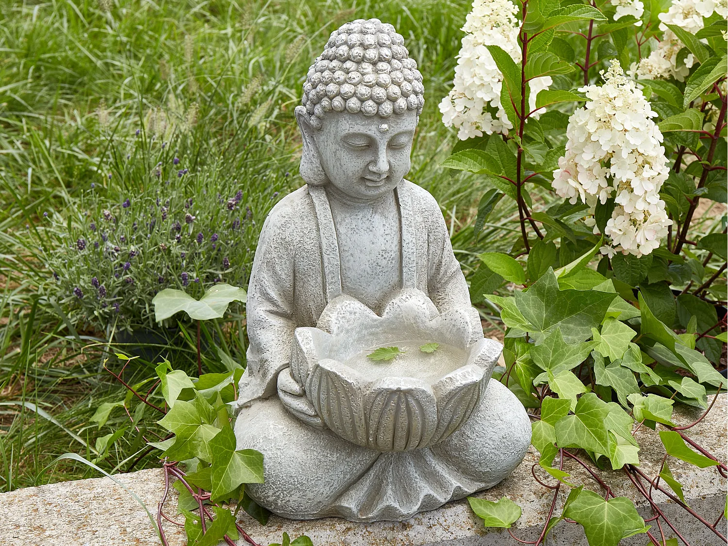 Figurka budda szara MONTCEL 3755037