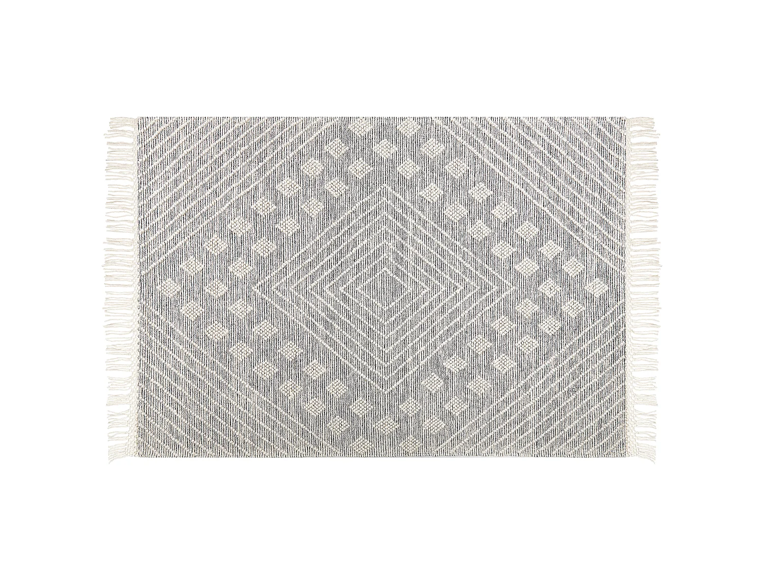 Dywan wełniany 160 x 230 cm szaro-biały SAVUR 1371955 - obrazek 1