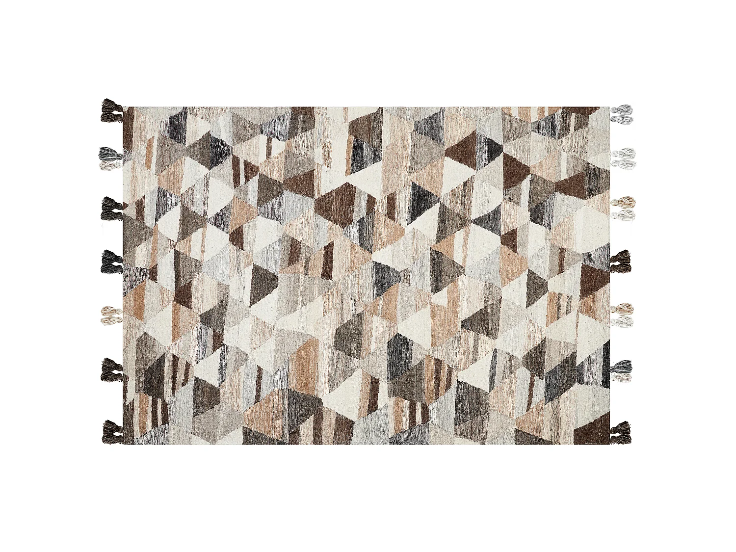 Dywan wełniany kilim 160 x 230 cm wielokolorowy ARGAVAND 1371269 - obrazek 1