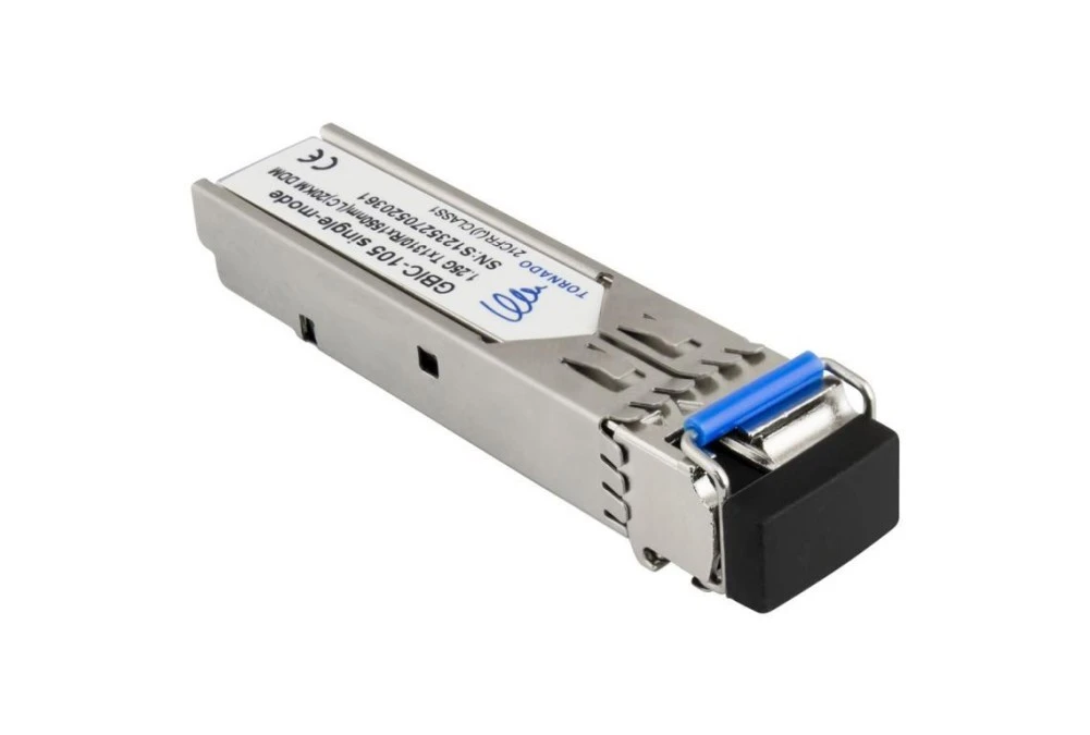 Moduł SFP GBIC‑105, single‑mode, 1,25G, Tx:1310 / Rx:1550, LC, 20KM, DDM (TORNADO) - obrazek 2
