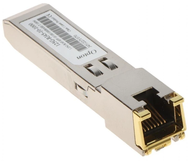 Moduł SFP z gniazdem RJ‑45 SFP‑RJ45/10M‑1G - obrazek 1