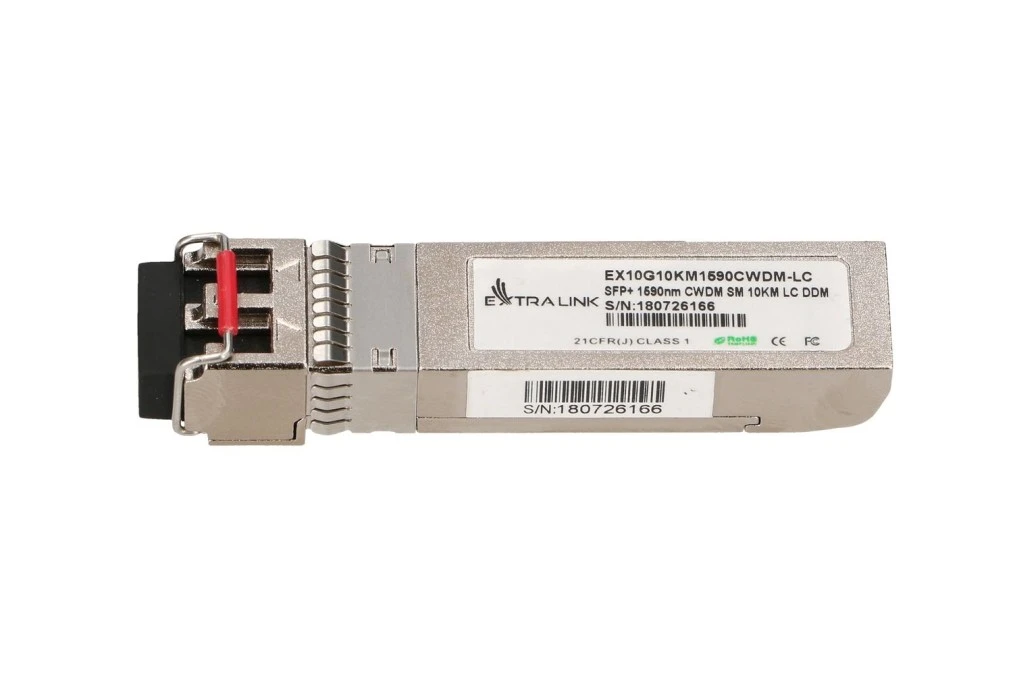 Moduł SFP+ CWDM 10Gbps, 1590nm, single mode, 10km, LC, DOM Extralink SFP+ 10G - obrazek 3