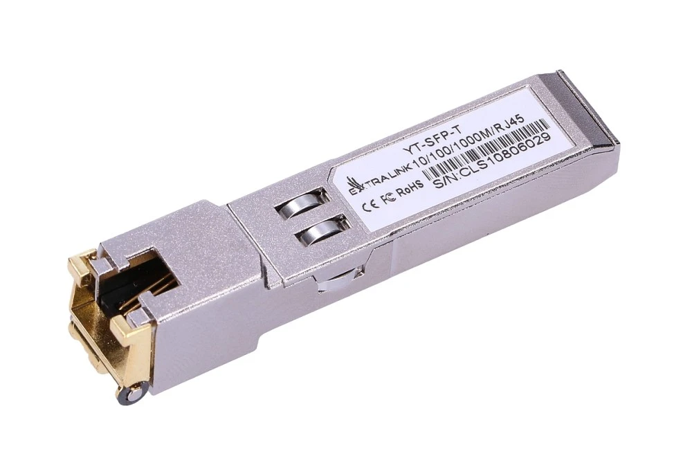 Moduł SFP do RJ45 1,25Gbps, 100/1000BASE‑T, 100m Extralink SFP 1.25G - obrazek 1