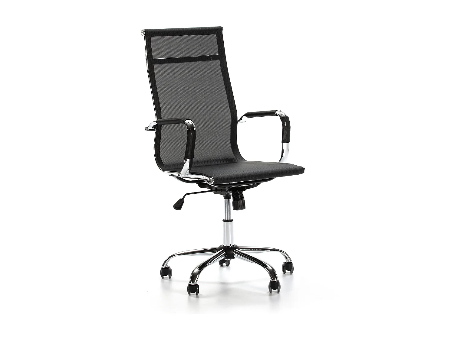 Fotel biurowy z regulacją pochylenia i wysokości, o smukłym designie ergonomicznym. 149749 - obrazek 1