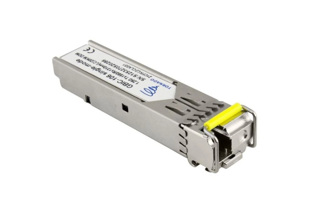 Moduł SFP GBIC‑106, single‑mode, 1,25G, Tx:1550 / Rx:1310, LC, 20KM, DDM (TORNADO) - obrazek 1