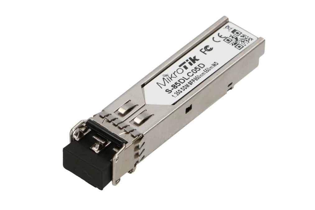 Moduł SFP 1,25Gb/s, LC/UPC, 850nm, 550m, Wielomodowy MikroTik S‑85DLC05D - obrazek 1