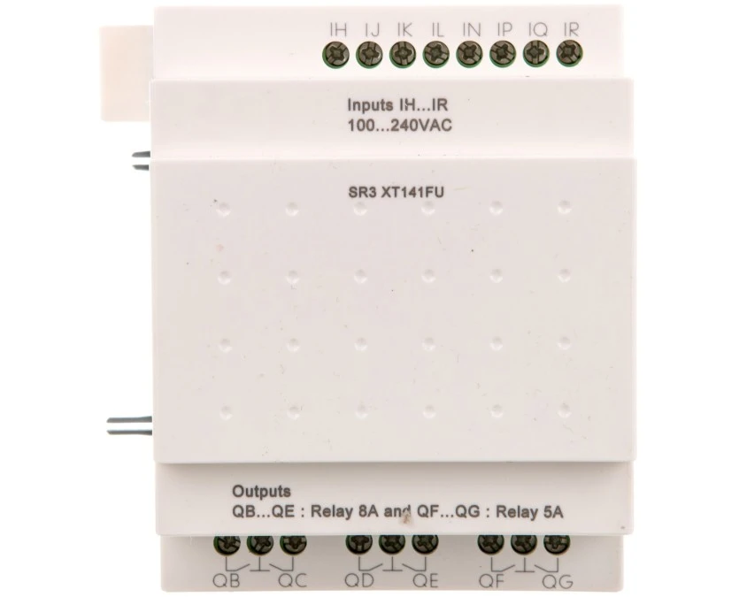 Moduł rozszerzenia 8 wejść cyfrowych 6 wyjścia przekaźnikowe 240V AC Zelio SR3XT141FU - obrazek 1