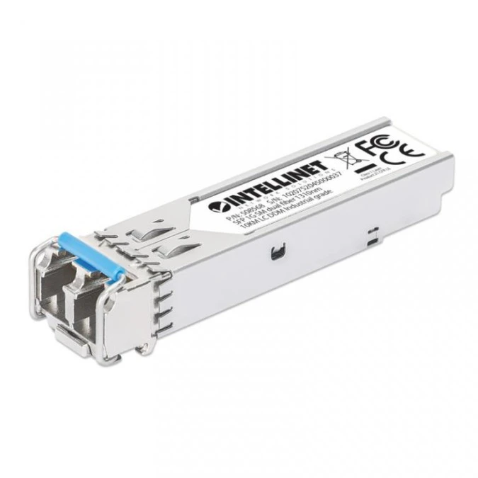 moduł SFP 1G, LC Duplex SM, 10km, 1000Base‑LX, 1310nm, miniGBIC, DDM, MSA - obrazek 1