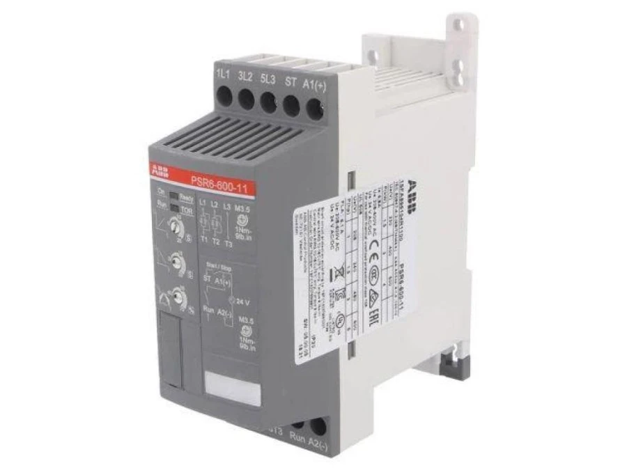 Moduł: softstart Uzas: 208÷600VAC na szynę DIN 24VDC 3kW 6,8A 1SFA896104R1100 - obrazek 1