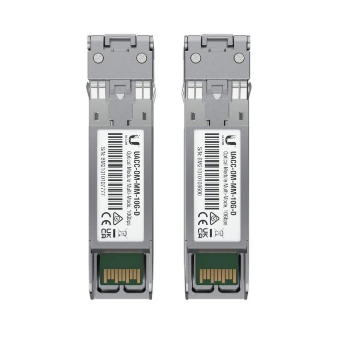Moduł SFP+ 20‑pack, Duplex LC, MM, 850nm, 10Gbps, 300m Ubiquiti UACC‑OM‑MM‑10G‑D‑20 - obrazek 2