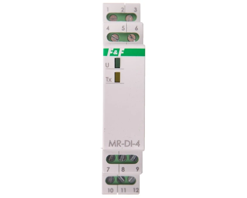 Moduł rozszerzeń 4 wejść cyfrowych 6‑30V AC/DC z wyjściem MODBUS RTU zasilanie 9‑30V DC MAX‑MR‑DI‑4LO - obrazek 2