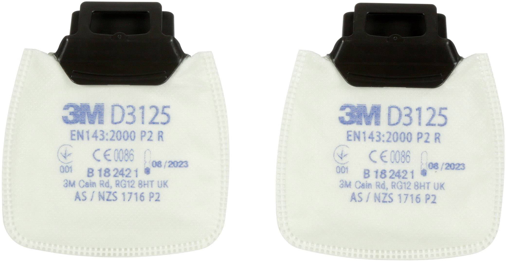 3M D3125 Secure Click P2 R Filtr cząstek 2 szt. - obrazek 1
