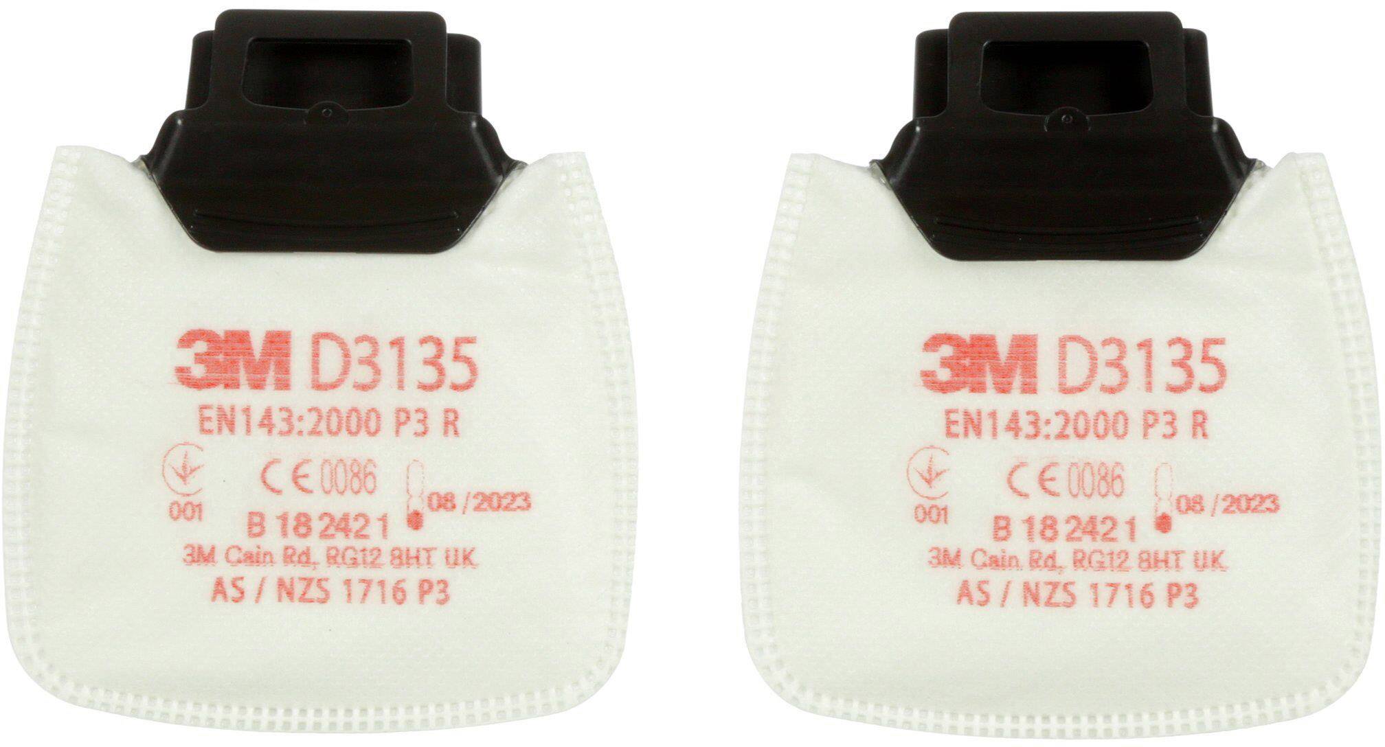 3M D3135 Secure Click P3 R Filtr cząstek 2 szt. - obrazek 1