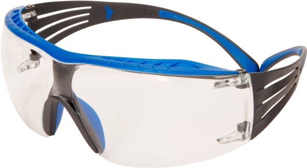 3M SecureFit SF401XSGAF-BLU Okulary ochronne z zabezpieczeniem przeciw zaparowaniu niebieski, szary