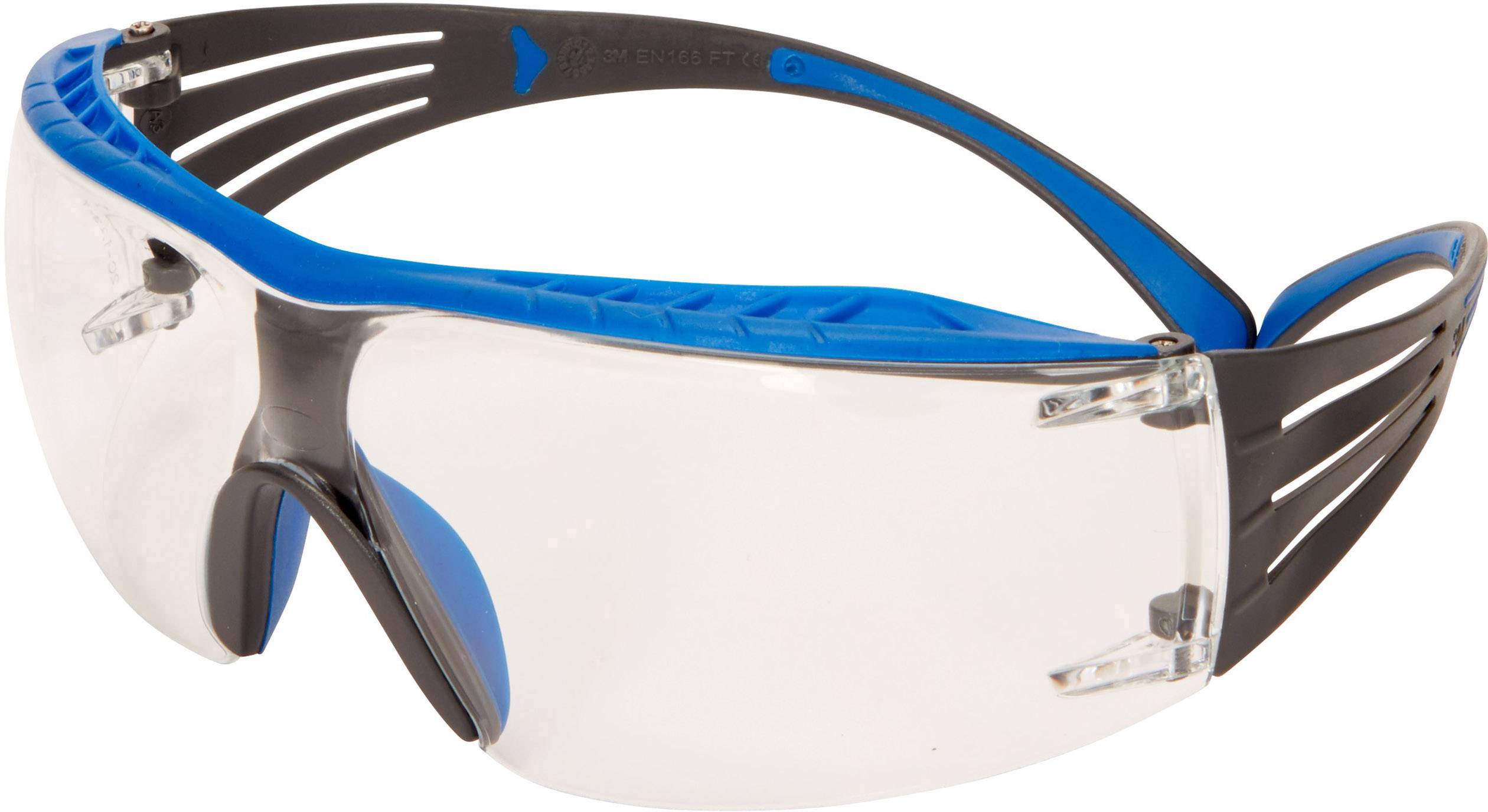 3M SecureFit SF401XSGAF-BLU Okulary ochronne z zabezpieczeniem przeciw zaparowaniu niebieski, szary - obrazek 1