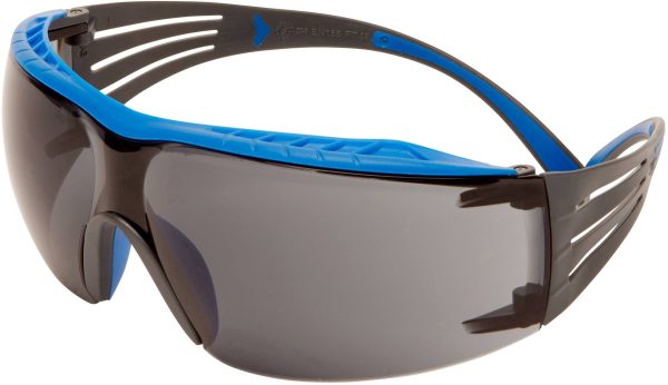 3M SecureFit SF402XSGAF-BLU Okulary ochronne z zabezpieczeniem przeciw zaparowaniu niebieski, szary