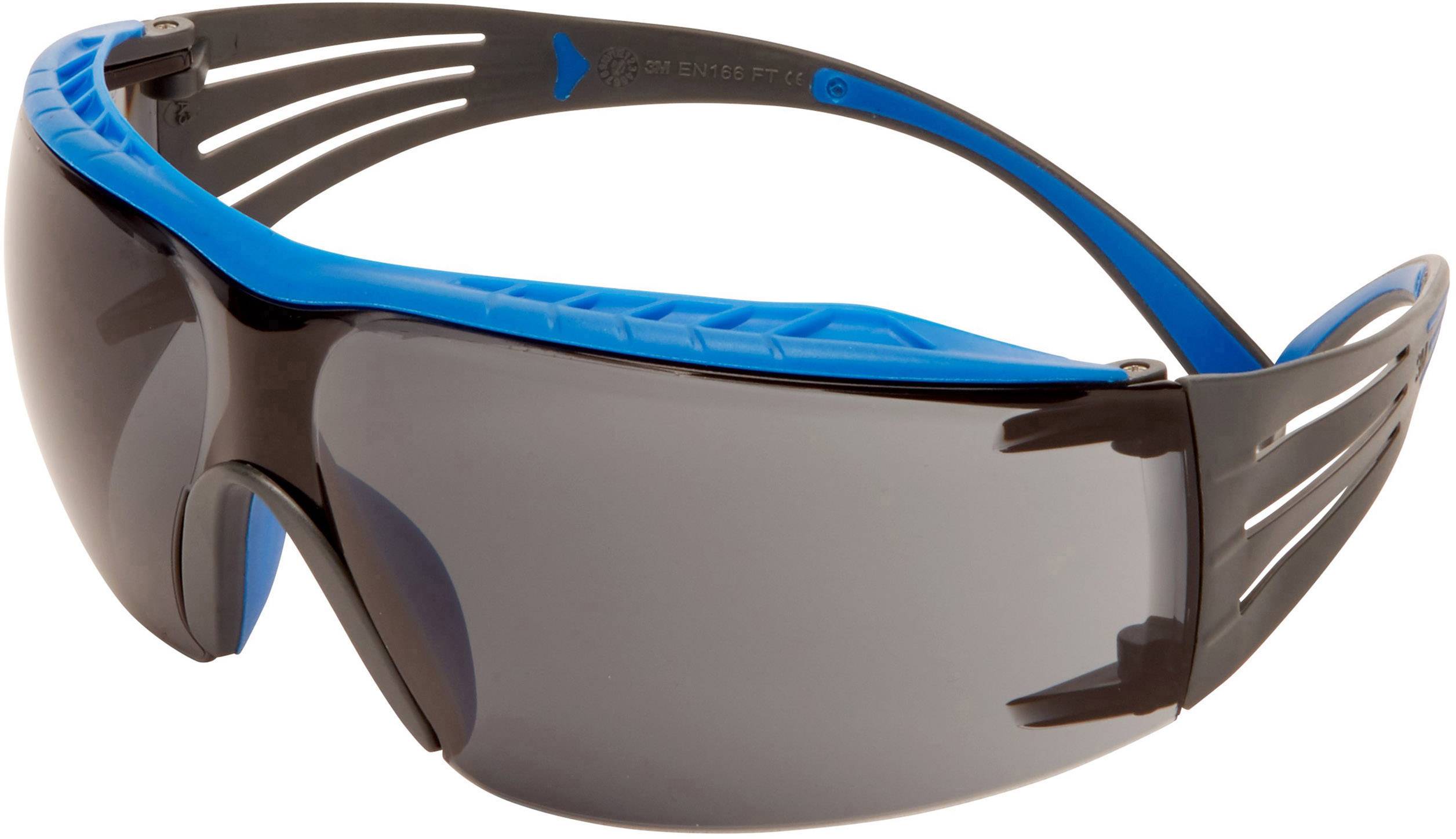3M SecureFit SF402XSGAF-BLU Okulary ochronne z zabezpieczeniem przeciw zaparowaniu niebieski, szary - obrazek 1