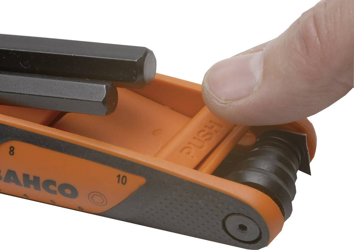 Bahco Zestaw kluczy trzpieniowych 2.5 mm, 3 mm, 4 mm, 5 mm, 6 mm, 8 mm, 10 mm 9 szt. - obrazek 1