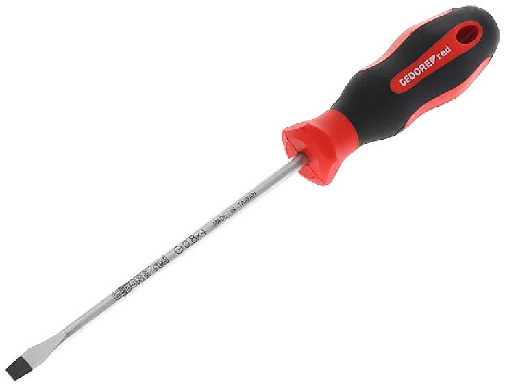 Wkrętak płaski Gedore RED R38100419 3301226 Szerokość klingi: 4 mm Długość końcówki: 100 mm - obrazek 1