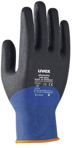 uvex 6006108 phynomic wet plus Rękawice robocze Rozmiar rękawic: 8 EN 388 1 par(a)
