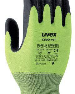 uvex C500 wet 6049207 Rękawice chroniące przed przecięciem Rozmiar rękawic: 7 EN 388-4121 1 par(a) uvex C500 wet 6049207 Rękawice chroniące przed przecięciem Rozmiar rękawic: 7 EN 388-4121 1 par(a)