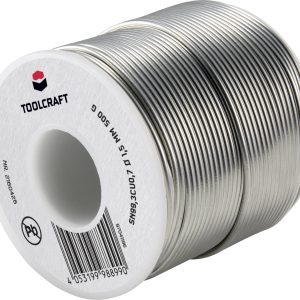 Cyna lutownicza bezołowiowa TOOLCRAFT szpula Sn99,3Cu0,7 ROL1 500 g 1.5 mm Cyna lutownicza bezołowiowa TOOLCRAFT szpula Sn99,3Cu0,7 ROL1 500 g 1.5 mm