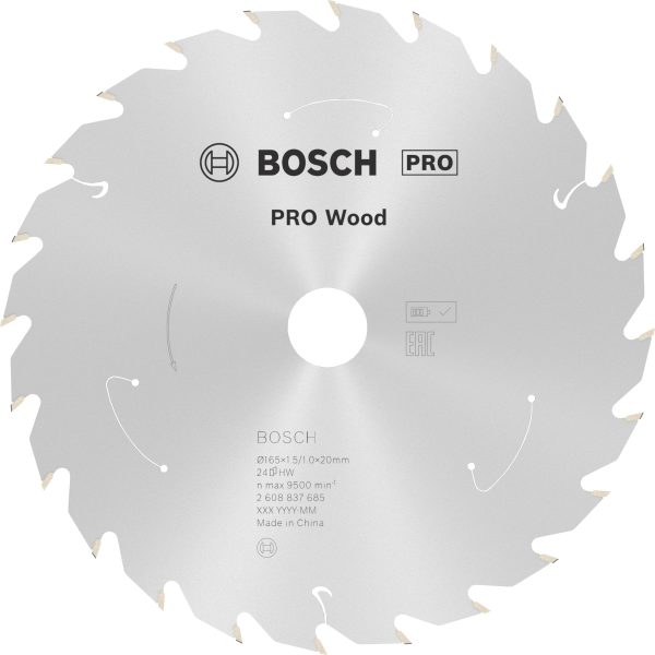 Tarcza tnąca Bosch Accessories Bosch Standard for Wood – Kreissägeblatt – für Holz 165 x 20 mm 1 szt.