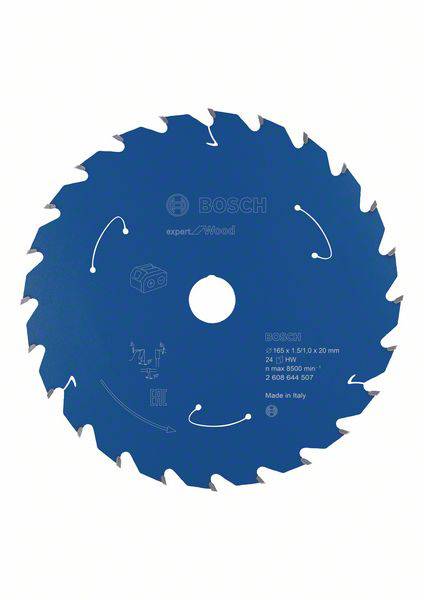 Tarcza tnąca Bosch Accessories Kreissägeblatt Ø 165x20x1,5mm 24 WZ HM Expert for Wood 165 x 20 mm 1 szt.