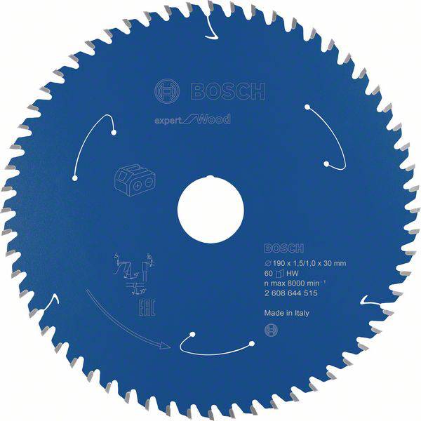 Tarcza tnąca Bosch Accessories 2608644515 190 x 30 mm 1 szt. - obrazek 1