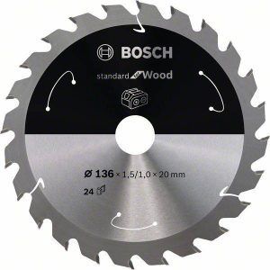 Tarcza tnąca z węglików spiekanych Bosch Accessories PRO Wood cordless 136 x 20 mm 1 szt. Tarcza tnąca z węglików spiekanych Bosch Accessories PRO Wood cordless 136 x 20 mm 1 szt.