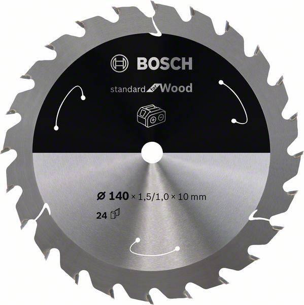 Tarcza tnąca z węglików spiekanych Bosch Accessories 2608837669 140 x 10 mm 1 szt. - obrazek 1