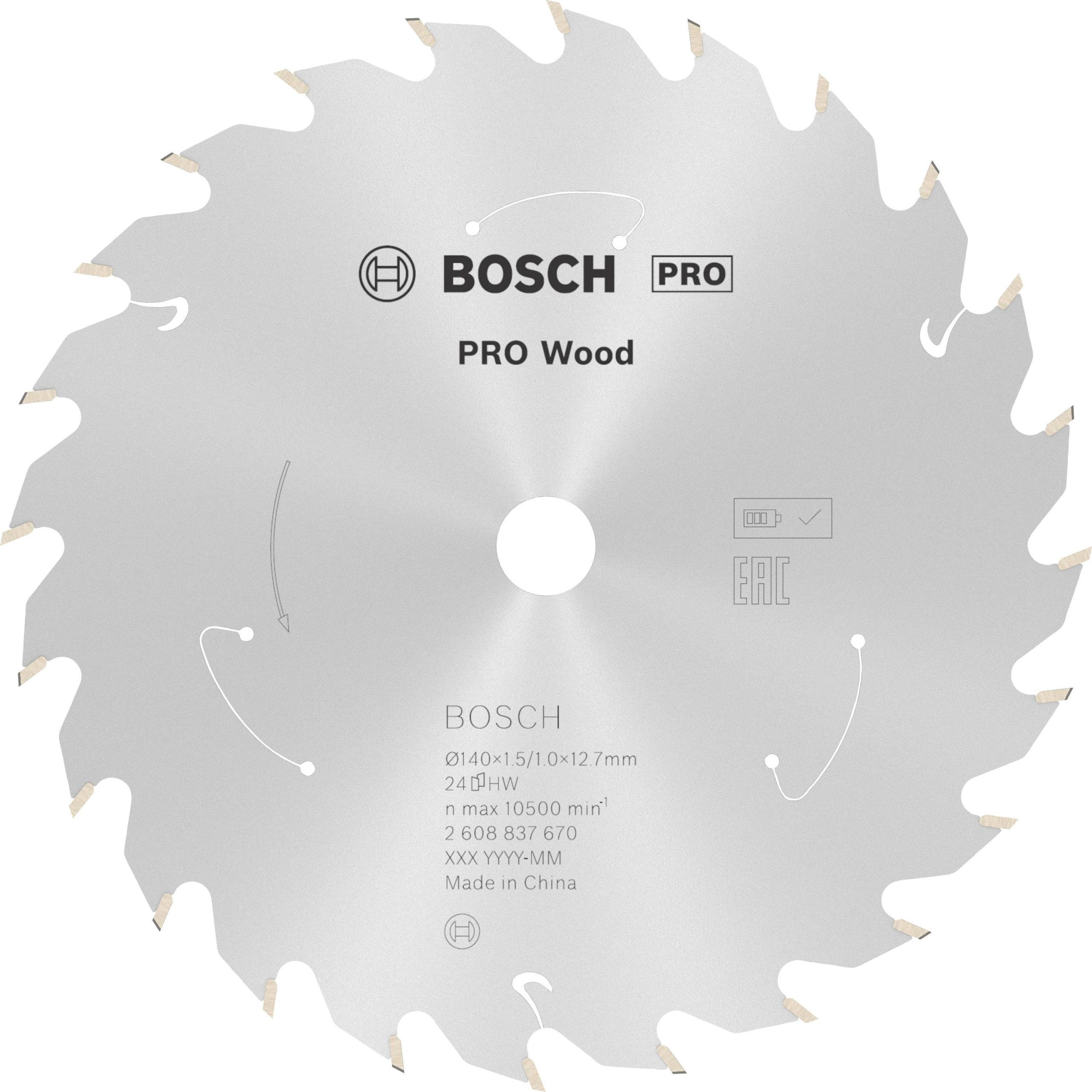 Tarcza tnąca z węglików spiekanych Bosch Accessories Bosch Power Tools 140 x 12.7 mm 1 szt. - obrazek 1