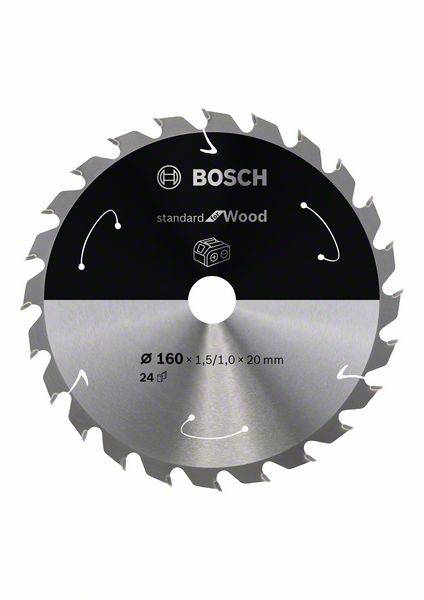 Tarcza tnąca z węglików spiekanych Bosch Accessories Bosch Power Tools 160 x 20 mm 1 szt. - obrazek 1