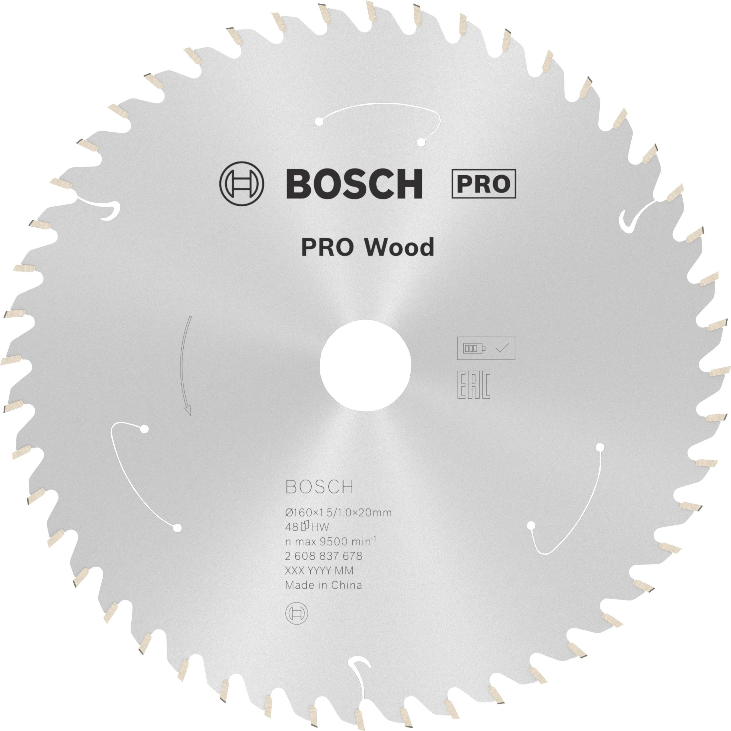 Tarcza tnąca z węglików spiekanych Bosch Accessories 2608837678 160 x 20 mm 1 szt. - obrazek 1
