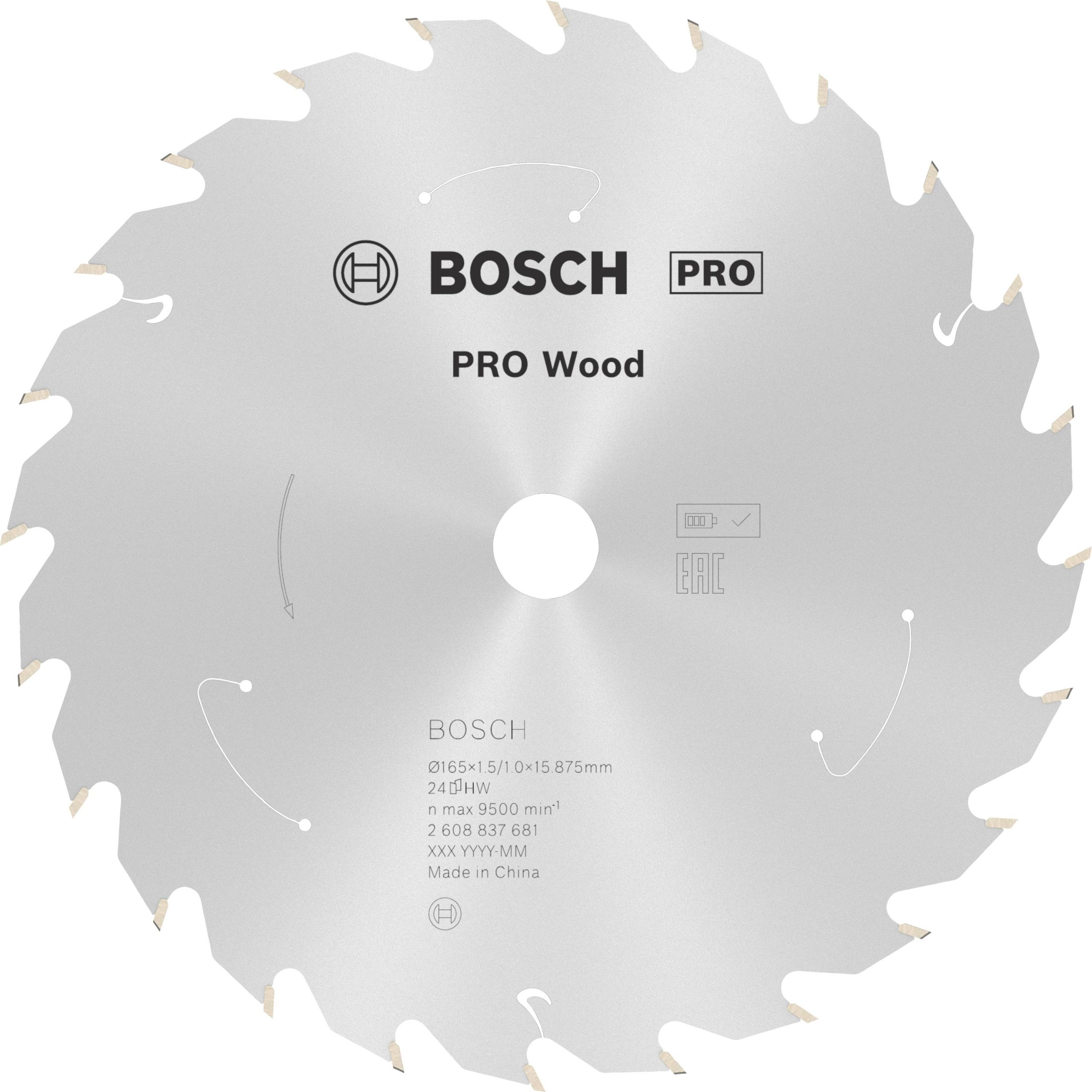 Tarcza tnąca z węglików spiekanych Bosch Accessories 2608837681 165 x 15.875 mm 1 szt. - obrazek 1