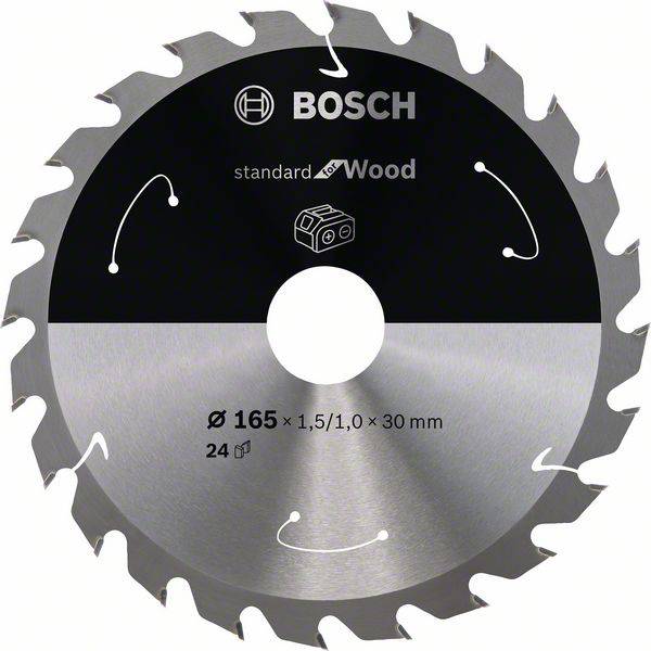 Tarcza tnąca z węglików spiekanych Bosch Accessories Bosch Power Tools 165 x 30 mm 1 szt. - obrazek 1