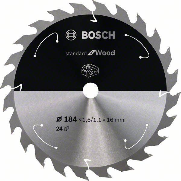 Tarcza tnąca z węglików spiekanych Bosch Accessories 2608837698 184 x 16 mm 1 szt. - obrazek 1
