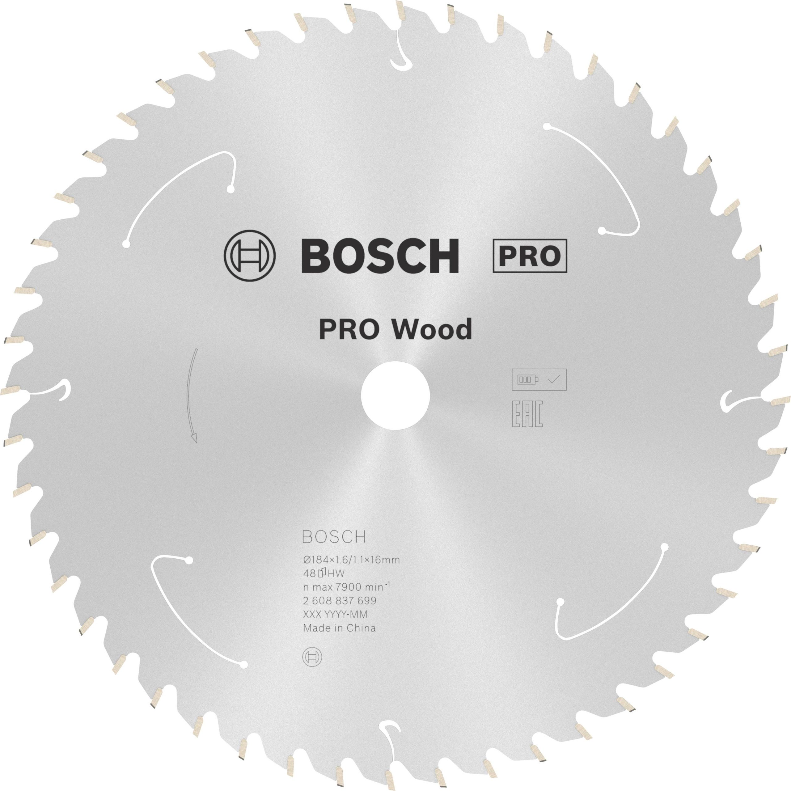 Tarcza tnąca z węglików spiekanych Bosch Accessories 2608837699 184 x 16 mm 1 szt. - obrazek 1